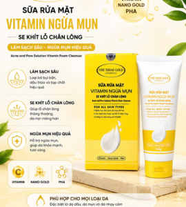 SỬA RỬA MẶT VITAMIN NGỪA MỤN