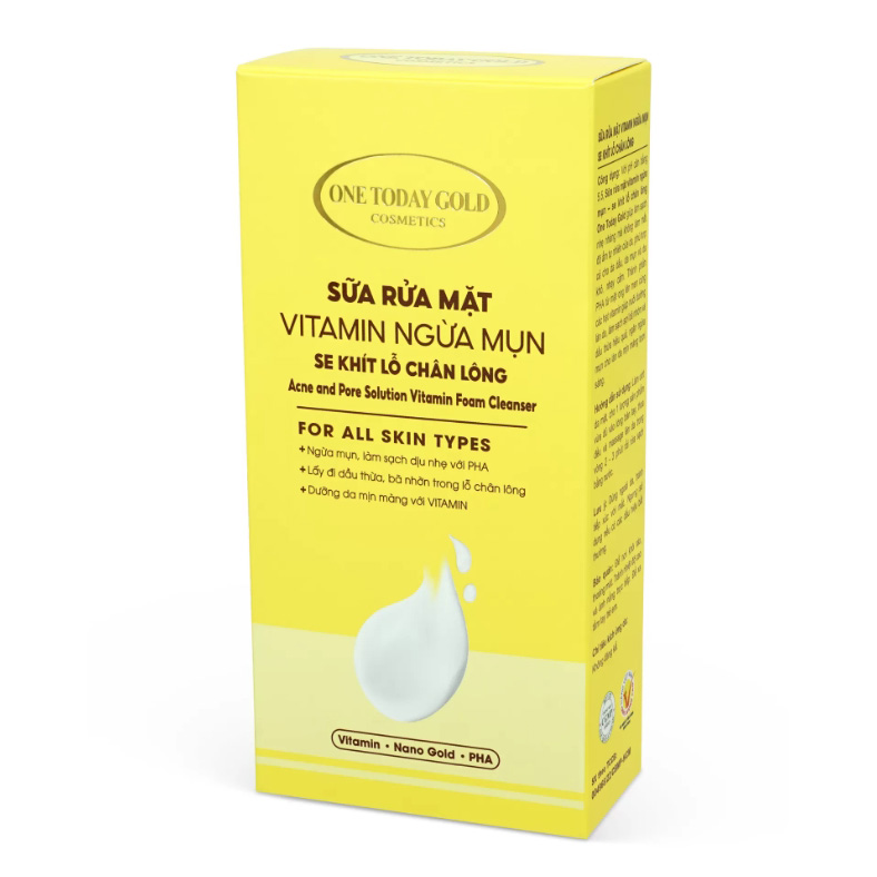 Sửa rửa mặt Vitamin ngừa mụn - Image 4